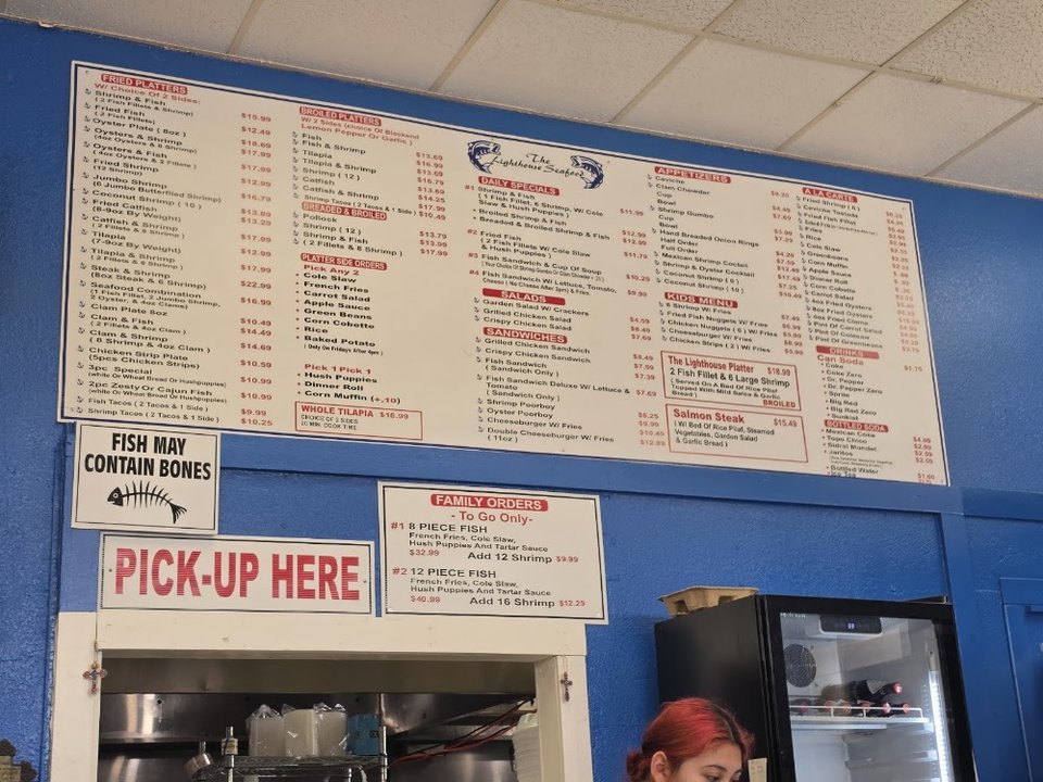 Menu page with appetizers and soups.